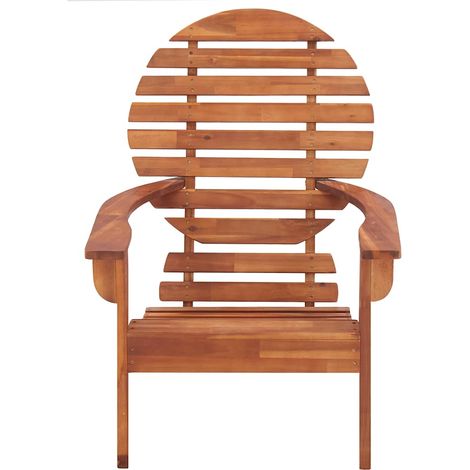 Maison Exclusive - Křeslo Adirondack masivní akáciové dřevo (1/5)