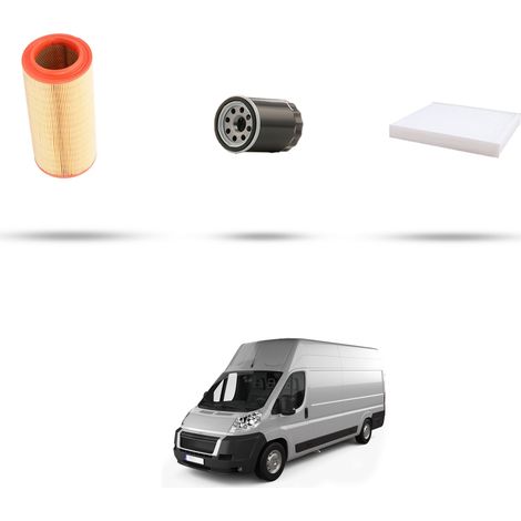 Kit tagliando 3 filtri compatibile con Citroen Jumper III 2.2 HDI 88kw dal 2019 (1/5)
