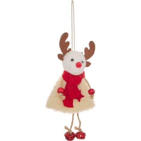 Sospensione 7ass 19cm blc red - Feeric lights & christmas (1/5)