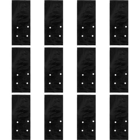 Lot de 100 (25 x 17 x 0,1 cm) sacs de plantation pour plantes en plastique avec trous respirants pour plantes de jardin (1/5)