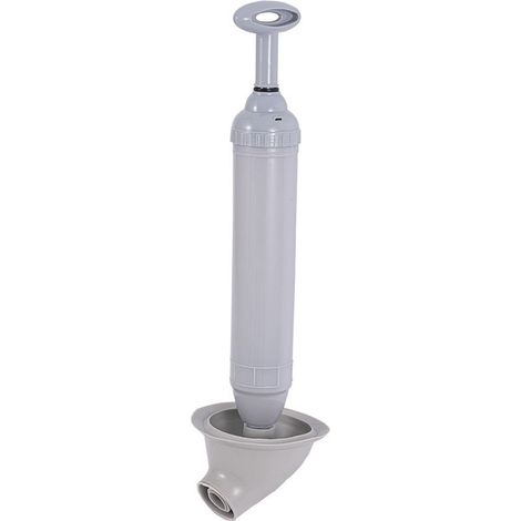 Déboucheur de Toilette à Air Comprimé, Ventouse Deboucheur WC Têtes de Piston et Gonfleur, Débouchage Canalisation Débouchage pour Toilette, Déboucheur WC Deboucheur Canalisation (Gris) (1/4)