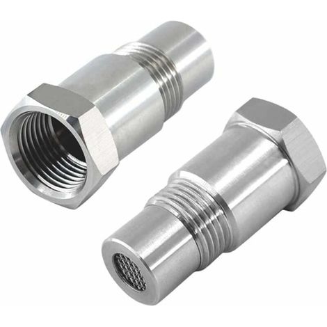 Lot de 2 rallonges pour sonde lambda M18 x 1,5 (45 mm) pour systèmes d'échappement de moteurs de voitures (1/5)