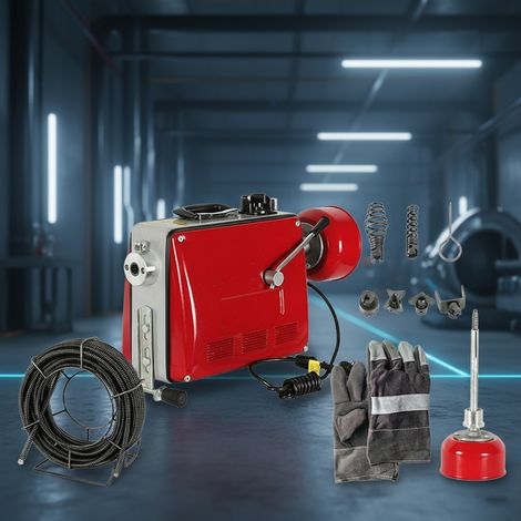 Macchina per la pulizia dei tubi Melko 500W pulitrice per la pulizia dei tubi dispositivo di pulizia dei tubi pulitore per lo scarico 