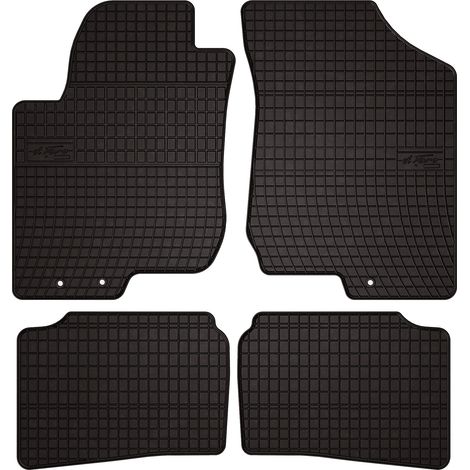 Alfombrillas de goma para Kia Cee`d I hatchback, SW, familiar, coupé (2006-2012) - negras, ajustables (1/5)
