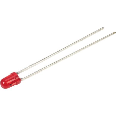 Kingbright  LED bedrahtet  Rot Rund 3 mm 25 mcd 40 ° 17.5 mA 6 V