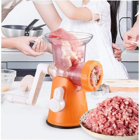 Picadora de carne multifuncional, cortadora de alimentos manual, procesadora, licuadora, herramientas manuales, picadora de carne, picadora