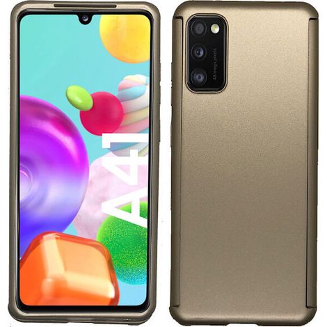 Per una custodia protettiva a doppio strato accuratamente progettata - per Samsung Galaxy A41 Oro