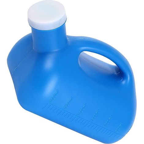 Campingflaschen, Urinflaschen, 3000 ml großes, tragbares Urinal für Männer mit Schraubverschluss, geruchsneutral, ideal für Reisen und als Reise-Toilette. (1/4)