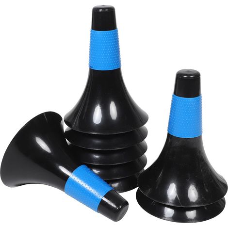 8 Cônes Colorés en Plastique pour Entraînement de Football et Basketball, Faciles à Installer et Transporter, pour Usage Intérieur et Extérieur (1/5)