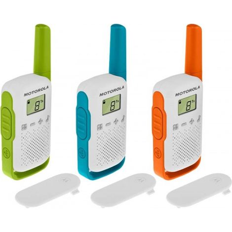 Confezione da tre ricetrasmittenti Motorola T42 (1/5)