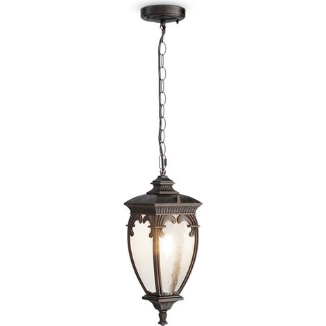 Maytoni Fleur Plafoniera da esterno a sospensione Bronzo antico, IP44 (1/2)