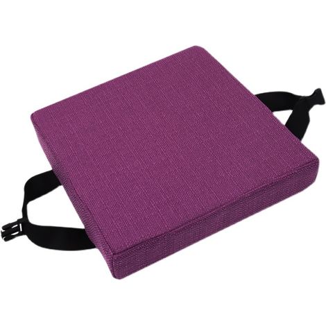 Coussins de chaise de salle à manger, carrés antidérapants pour tabouret de jardin, intérieur ou extérieur (28 x 28 x 5 cm, violet) (1/5)