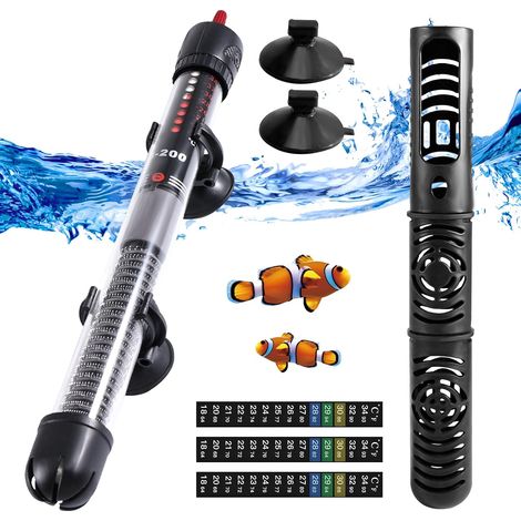 100-W-Aquarienheizung (120 l), Thermostat, verstellbare Heizleiste, Saugnapfheizung, einstellbare Heizung, Aquariumheizung, Aquariumheizung mit einstellbarer Temperatur (1/5)