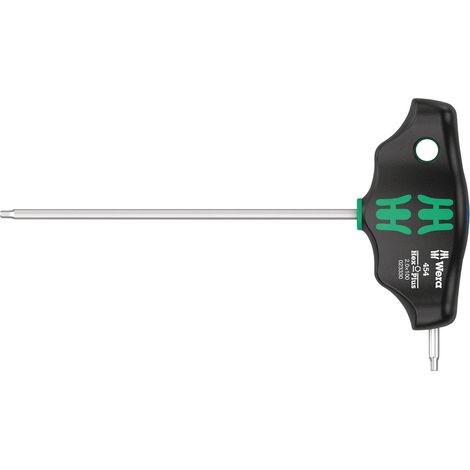 WERA T-Griff-Schraubendreher 454 HF 2 x 100 mm, 6-kt, Seitenabtrieb (1/5)