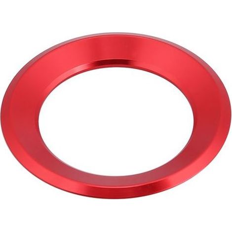 Couverture de Logo de Volant,Fydun Anneau pour Volant de Voiture Fydun Garniture de Couvercle de Bague de Volant de Voiture Couvercle de Volant de Direction pour 7 B7(Rouge).. (1/5)