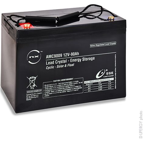 NX - Batterie lead crystal 6-CNFJ-90 12V 90Ah M8-F