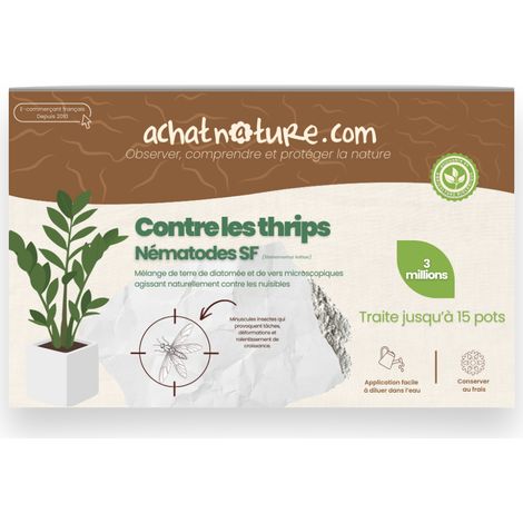 Nématodes SF contre thrips - 3 millions - 15 pots