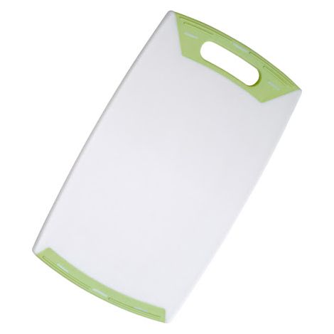 Tagliere da Cucina in Pvc con Manico in Gomma Color 42 x 25 cm Ghidini