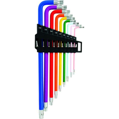 Juego 9 llaves Torx RATIO seguridad 6278 -