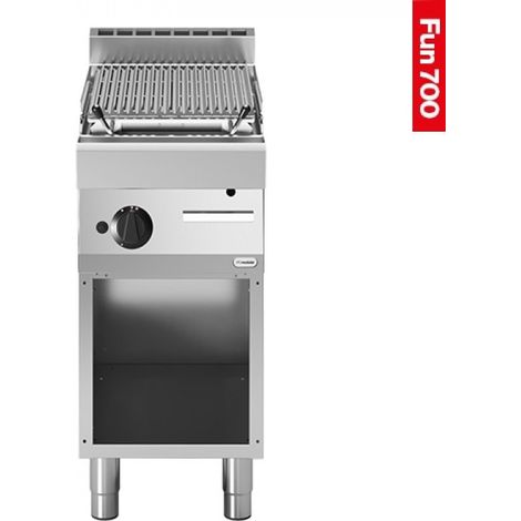 Grill pierre de lave 1 zone - Grille en fonte - Gaz naturel - Fun 700 - Modular