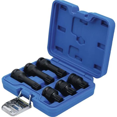 Llaves y dados BGS Technic 5380 acero cromo molibdeno 6 piezas