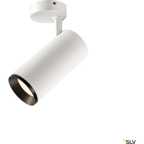 Plafonnier LED NUMINOS® L intérieur blanc/noir LED 28W 24° UGR  19 - SLV - 1004598 (1/4)