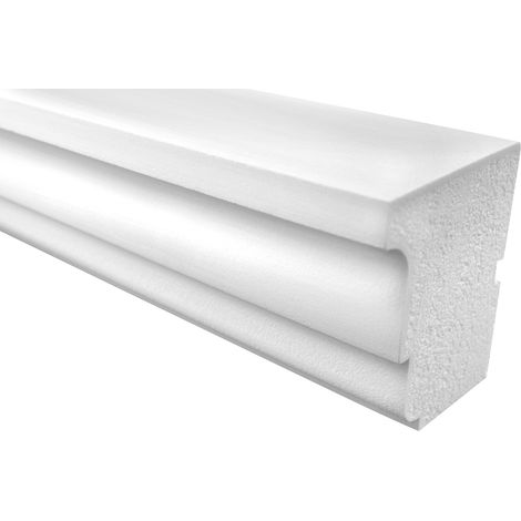 Facciata Cornice EPS PU resistente agli urti 122x130mm KC139: 2 metri / 1 modanatura (1/3)