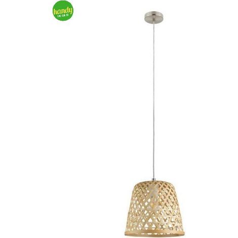 Eglo Lampada a Sospensione Kirkcolm - Nickel Satinato - H1100xD300 mm (1/5)