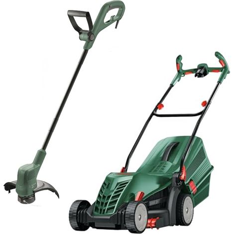 Bosch Electric Lawnmower UniversalRotak 37-565 Rotary Mower & Grass Trimmer