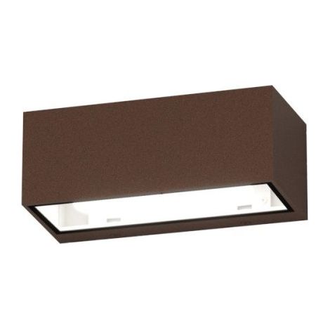 Applique classica top light spa ag gx53 led ip54 alluminio vetro biemissione