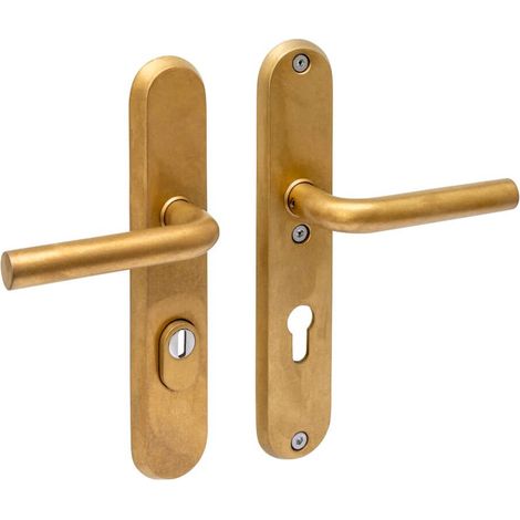 Quincaillerie de porte dérobée Luzern PC 72mm laiton culbuté - 0011.378736 (1/2)