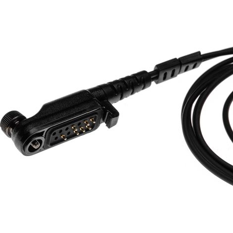 vhbw Oreillette compatible avec HYT/Hytera PD662G, PD600, PD602, PD660, PD662, PD602G, PD605 radio talkie-walkie avec microphone Push-to-Talk (1/3)