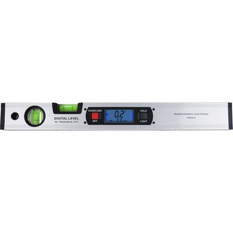 360° Digitaler Neigungsmesser, mit Magneten, Hintergrundbeleuchtung, vertikaler und horizontaler Luftblase, für Bau, Zimmerei, Handwerk, Renovierung, Heim, Profi