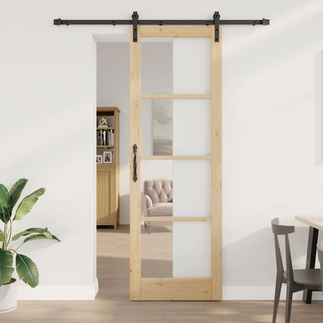 Puerta Interior ORKDAL Natural 78 x 232 cm vidaXL