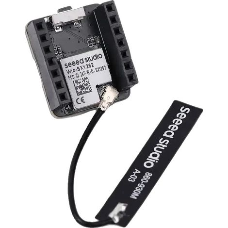 Módulo LoRa, comunicación de largo alcance, bajo consumo de energía, negro. (1/2)