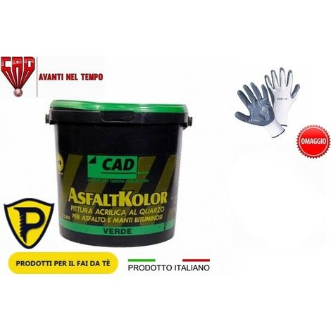Vernice Acrilica per Tetti Calpestabile Guaina Asfalto Impermeabilizzante 20 Kg – VERDE