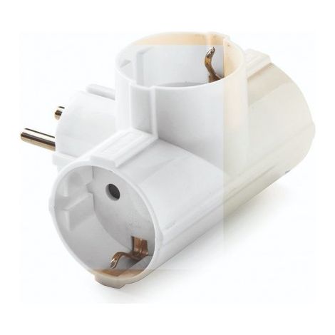ADAPTADOR TRIPLE TT LATERAL 16A 250V - EHLIS