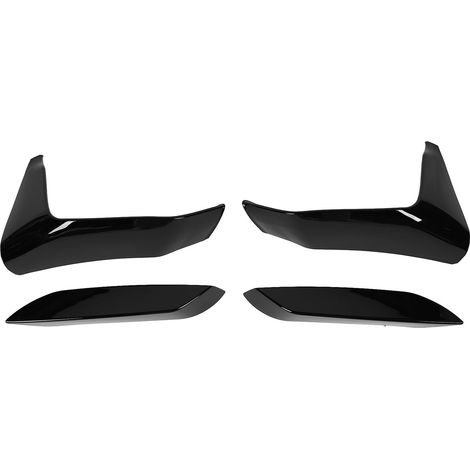 Set di spoiler per fendinebbia anteriori, in ABS, migliora l'aspetto sportivo, splitter per F80 F82 F83 M3 M4, nero lucido, 4 pezzi. (1/5)