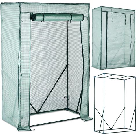 Serre de jardin 150x50x100cm Mini Serre de jardin en Film avec Anneau de Fixation 0,5 m2 pour Jardin et Balcon (1/5)