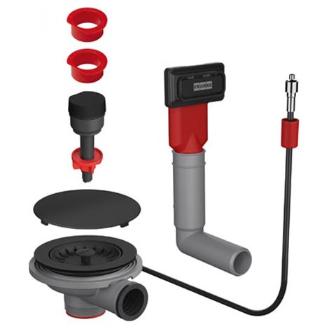 Vidage automatique noir mat pour évier Rotondo (ROG 611-62) - Franke