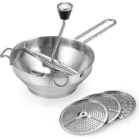 Moulin à légumes en acier inoxydable, presse-tomates, hachoir à aliments, presse-purée (1/5)