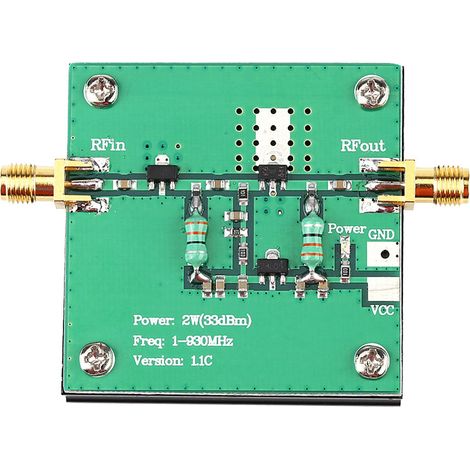 1-930 MHz 2W HF-Breitband-Leistungsverstärkermodul für Funkübertragung FM HF VHF (1/5)