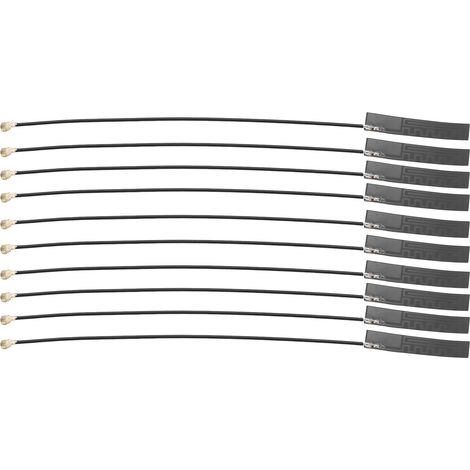 Antenne FPC souple double bande GSM NB-IoT 868MHz avec connecteur IPEX et câble RG1.13, intégrée pour module GPRS réseau 3DBi. (1/5)