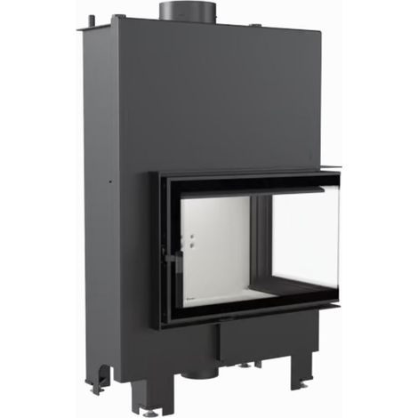 Kratki Wasserführender Kamineinsatz MBM rechts 12 kW Ø 180 Türfeder Hausheizung (1/5)