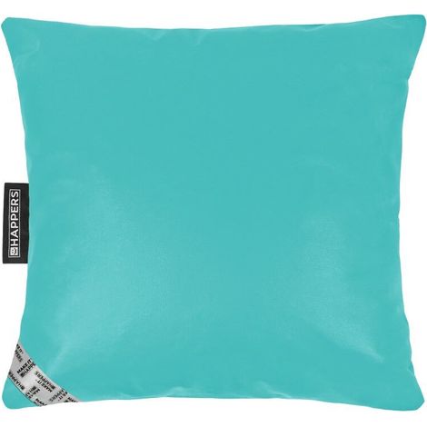 Coussin Similicuir Outdoor Turquoise Happers 50x50 Turquoise