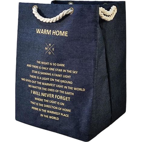 Grand sac à linge Pliable pour vêtements Idéal la maison