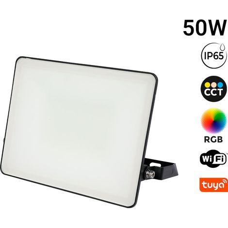 Proyector LED De Exterior - RGBCCT - 50W - Control WIFI/TUYA