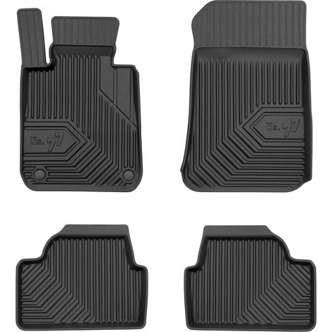 Tapis de Sol de Voiture pour BMW Série 1 E81 E87 2004-2011 TPE Durable Noir 4Pcs (1/5)