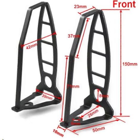 Cubierta protectora para intermitentes delanteros y traseros de motocicleta BMW R 1250 GS F 850 GS Adv F 750 GS 2018 2019 (trasero) (1/4)