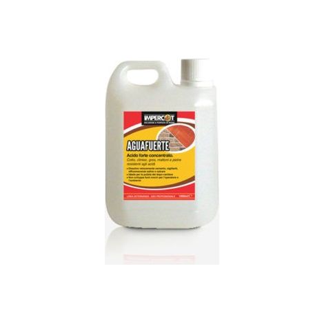 Aguafuerte lt.5 acido concentrato cotto,  clinker, mattoni e pietre impercot